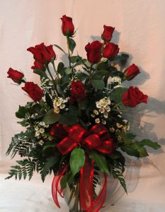 1 Dozen Red Roses - Deluxe  