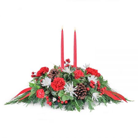 Double Candle Centerpiece 
