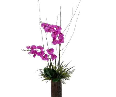 Contemporary Purple Orchid - Tall
