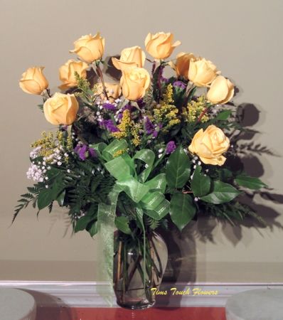 Dozen Color Roses DLX