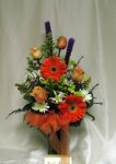 Simply Roses and Gerbera Bouquet Deluxe