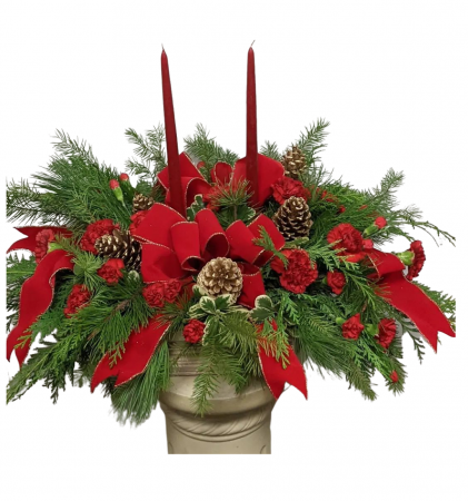 Traditional Christmas Centerpiece