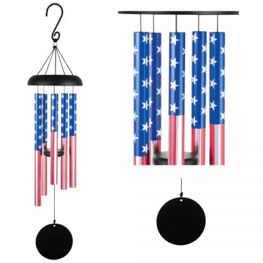 American Flag Windchime 32