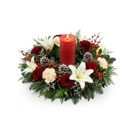 Yuletide Glow Centerpiece