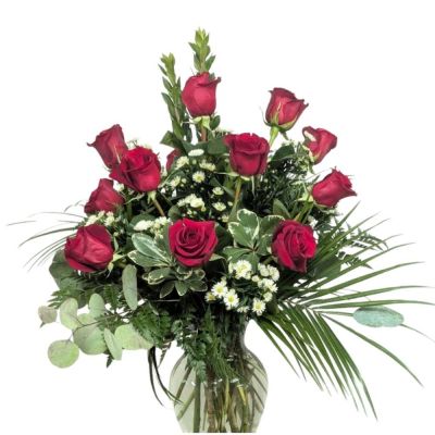 Dozen Roses- Prem. 5 colors available 