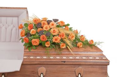 Fall Splendor Casket Spray