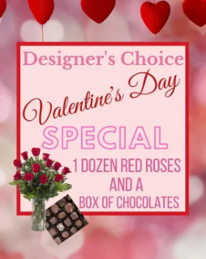  Valentine's Roses and Chocolate